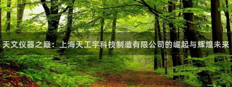 门徒娱乐跑路最新消息：天文仪器之巅：上海天工宇科技制造有限公