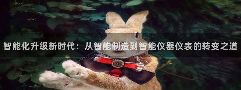 门徒娱乐开多少时间了：智能化升级新时代：从智能制造到智能仪器
