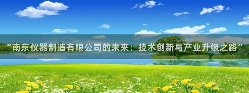娱乐门徒登录网站入口：“南京仪器制造有限公司的未来：技术创新