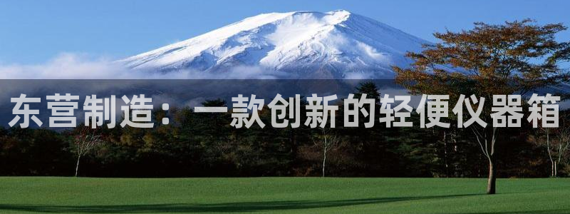 门徒彩票娱乐平台：东营制造：一款创新的轻便仪器箱