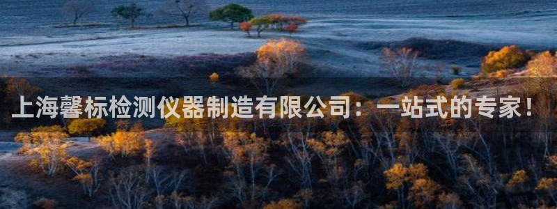 门徒娱乐平台介绍文案：上海馨标检测仪器制造有限公司：一站式的