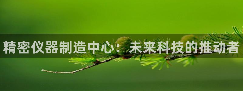 门徒娱乐联盟官网：精密仪器制造中心：未来科技的推动者