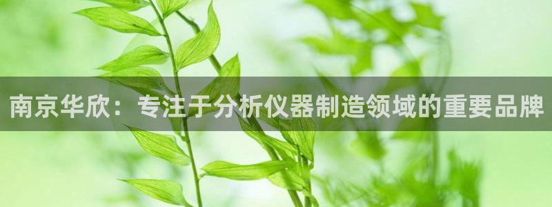 门徒娱乐老板是谁呀视频：南京华欣：专注于分析仪器制造领域的重