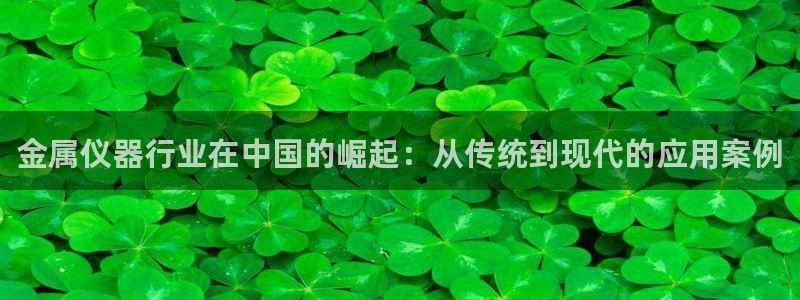 门徒娱乐乃六七五一38：金属仪器行业在中国的崛起：从传统到现